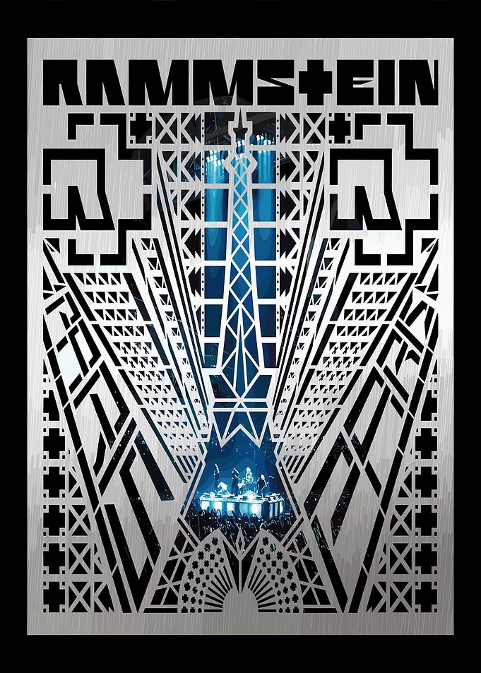 Rammstein Paris Concert Poster