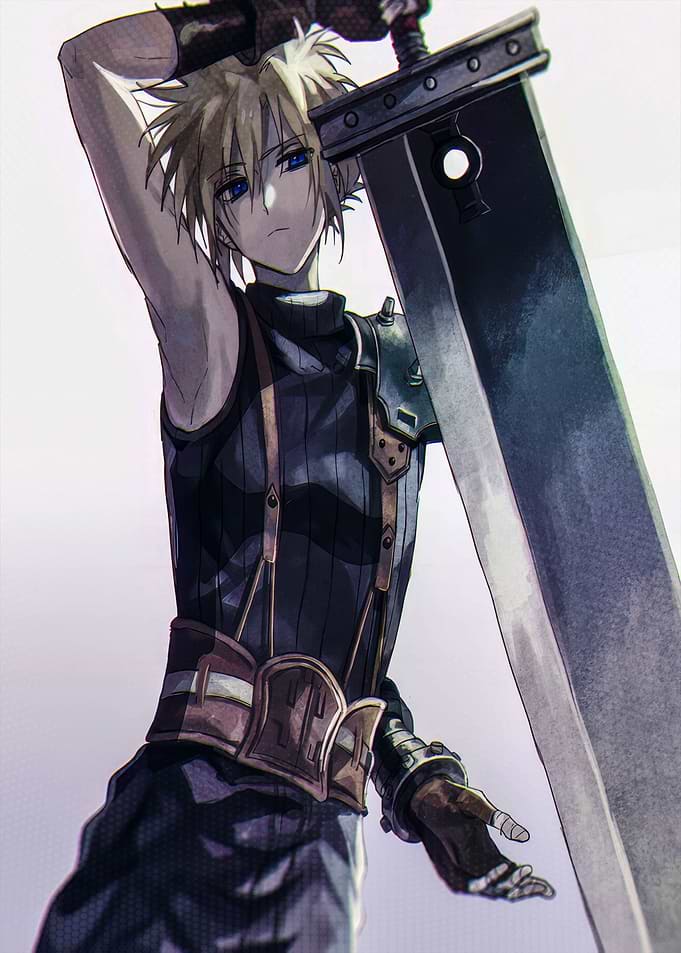 Cloud Strife with Buster Sword