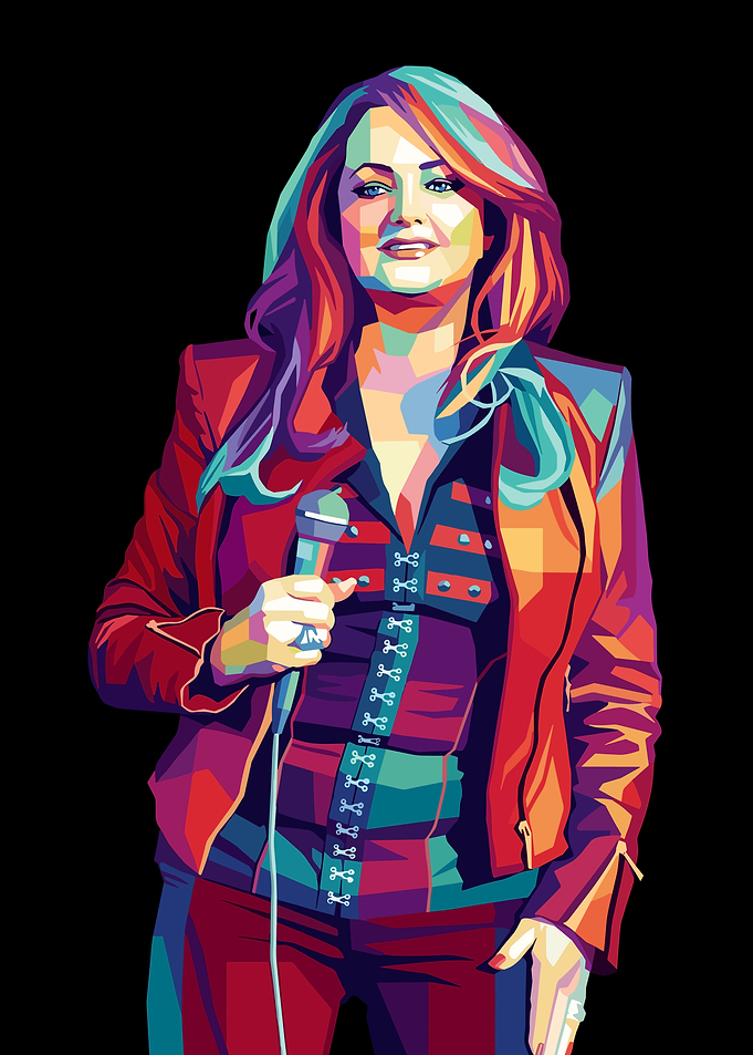 Bonnie Tyler Pop Art Portrait