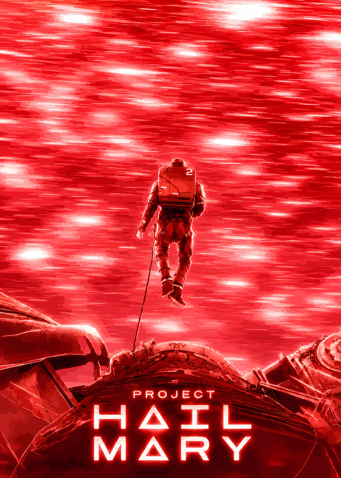 Project Hail Mary Space Poster