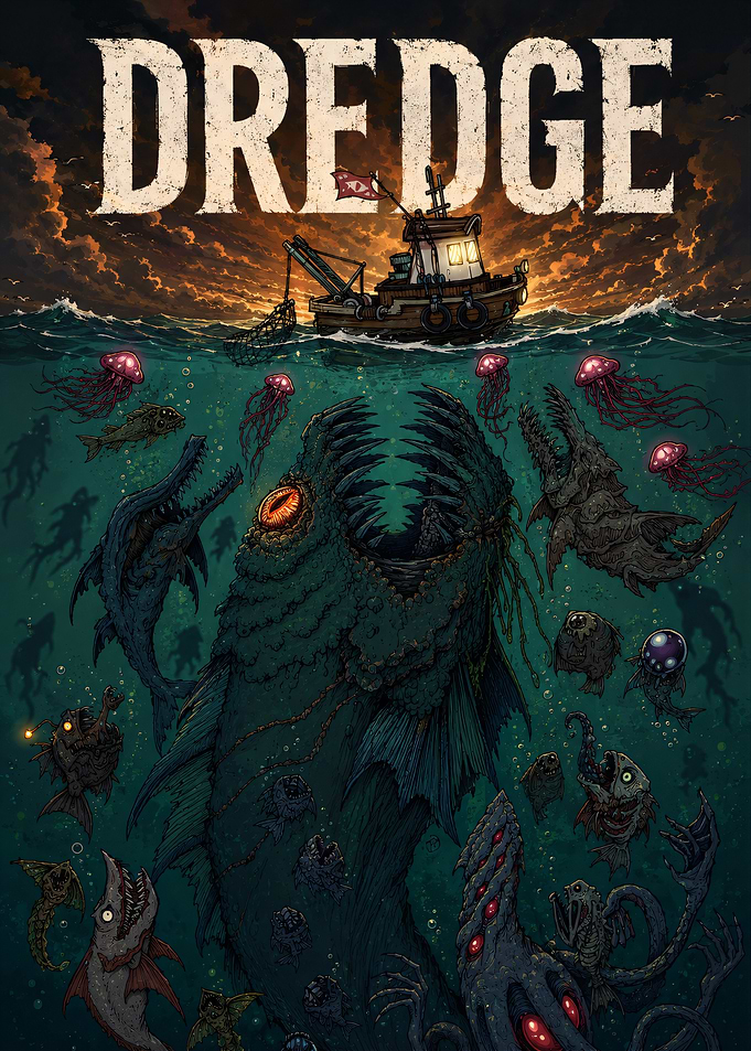 Dredge Video Game Horror Poster