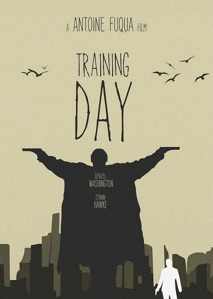 Training Day Minimalist Movie Poster