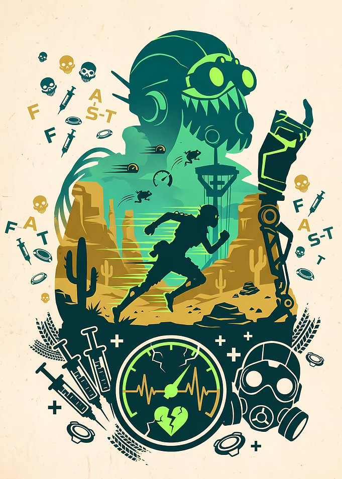 Apex Legends Octane Poster Art