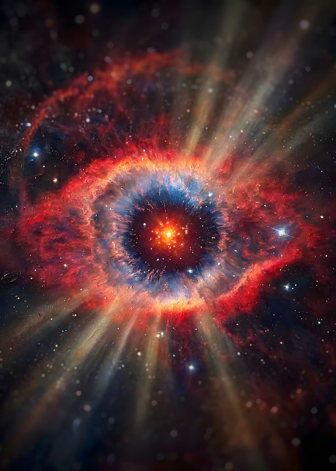 Cosmic Eye Nebula Explosion