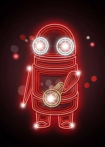 Neon Red REPO