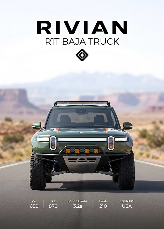 Rivian R1T Baja Truck Concept
