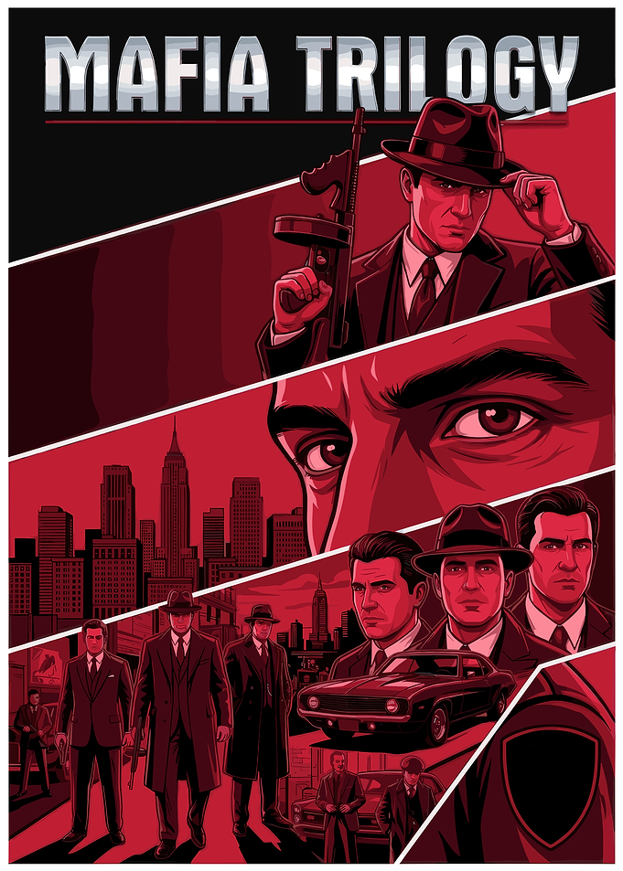 Mafia Trilogy Video Game Poster