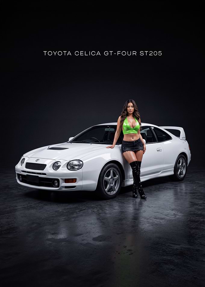 Toyota Celica GT-Four ST205 Car Poster