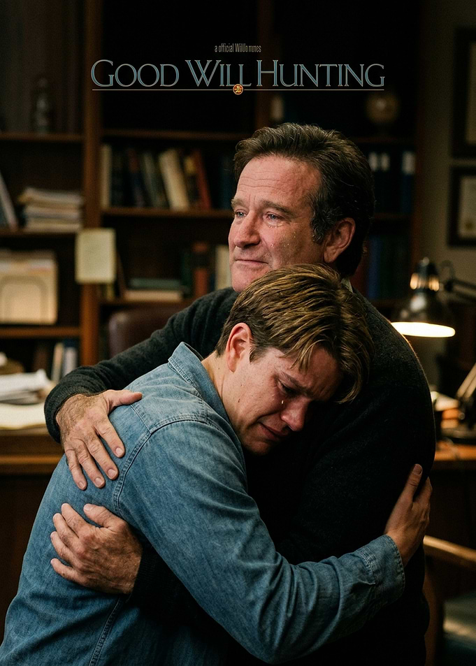 Good Will Hunting Emotional Hug Scene