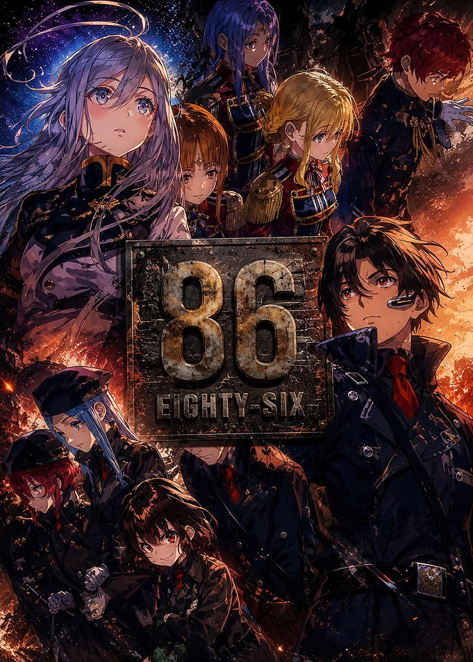 86 Eighty-Six Anime Key Visual