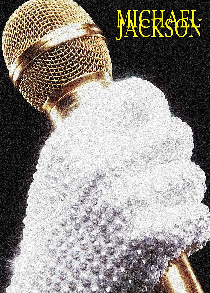 Michael Jackson Iconic Sequin Glove Poster