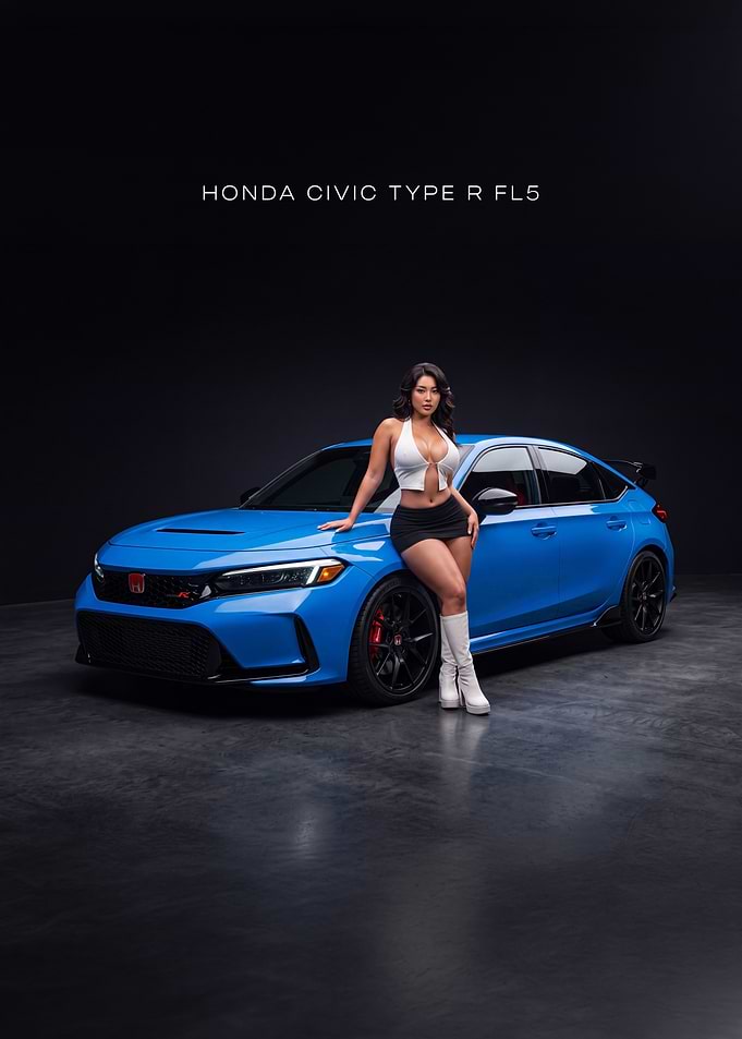 Honda Civic Type R FL5 Car Poster