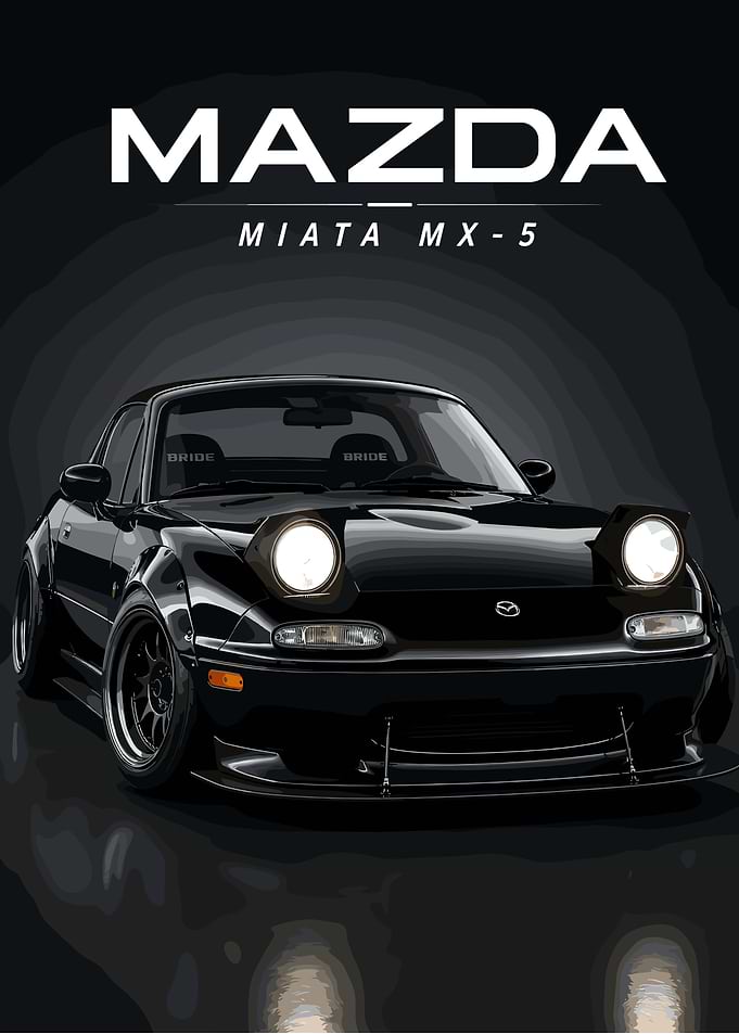 Mazda Miata MX-5 Poster