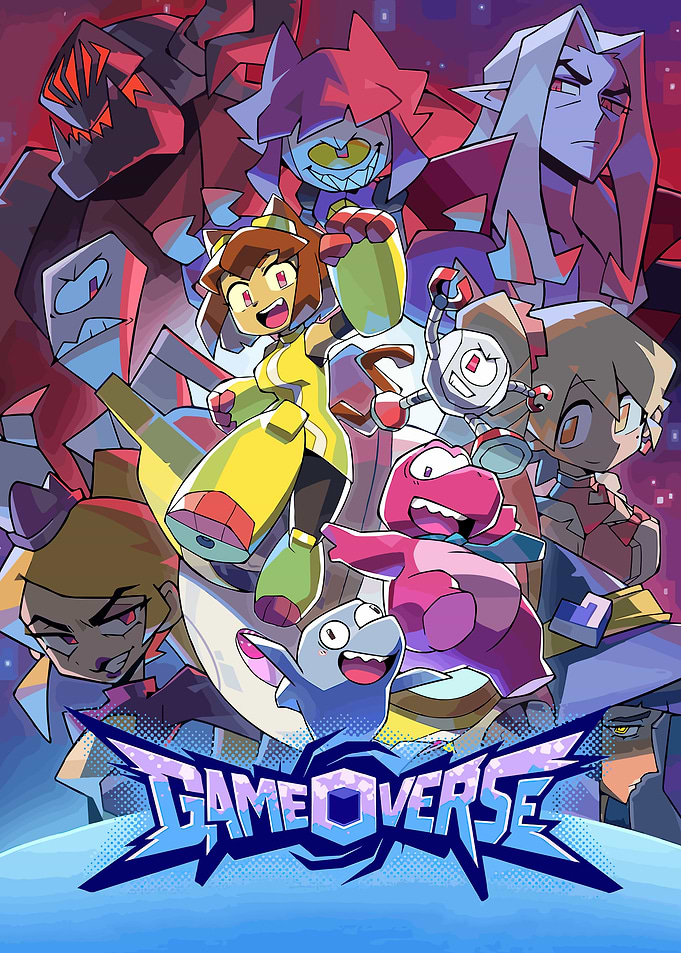 Gameoverse Character Ensemble Poster