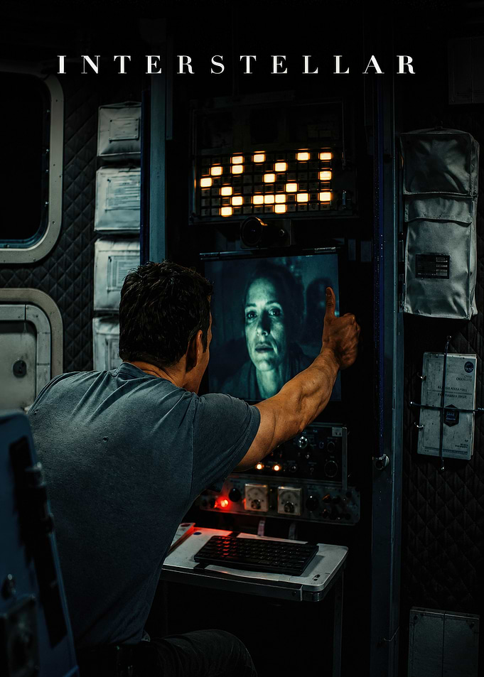 Interstellar Movie Poster Featuring Cooper