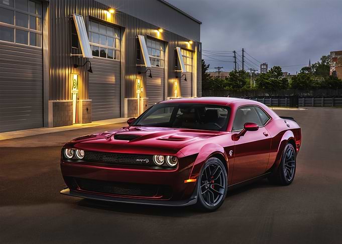 Deep Red Dodge Challenger SRT Hellcat