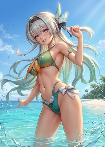 Firefly Honkai Star Rail Beach Art