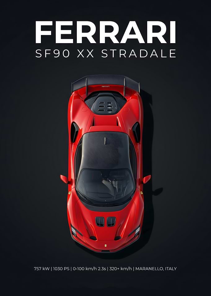 Ferrari SF90 XX Stradale Poster