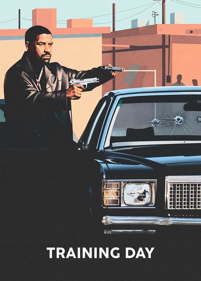 Training Day Movie Poster Art