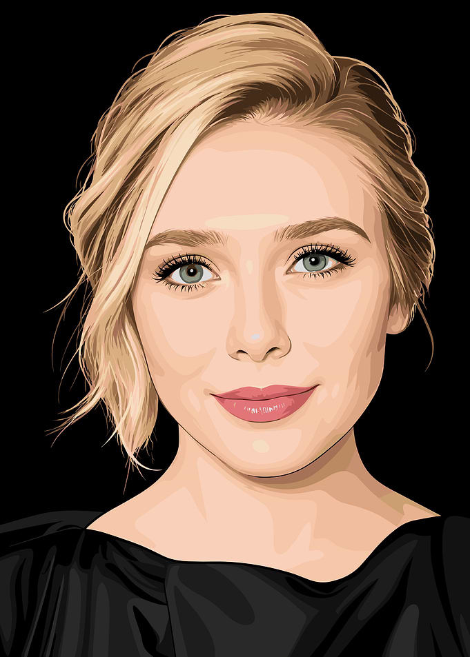 Elizabeth Olsen Digital Portrait