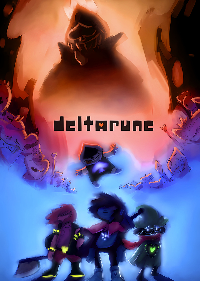 Deltarune Game Poster Art