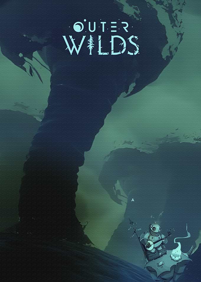 Outer Wilds Giant's Deep Poster