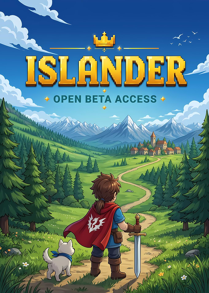 Islander Open Beta Access Game Poster