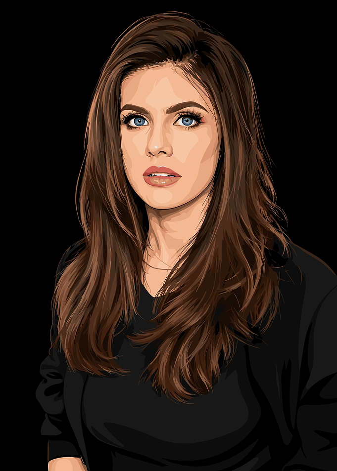 Alexandra Daddario Digital Portrait