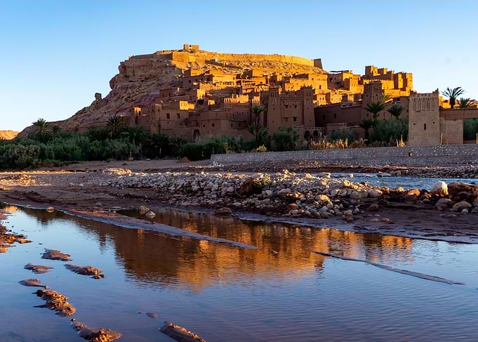 Ait Benhaddou Ksar at Sunset