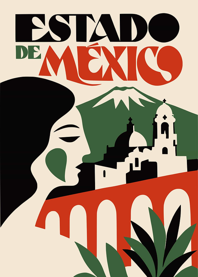 Estado de México Travel Poster