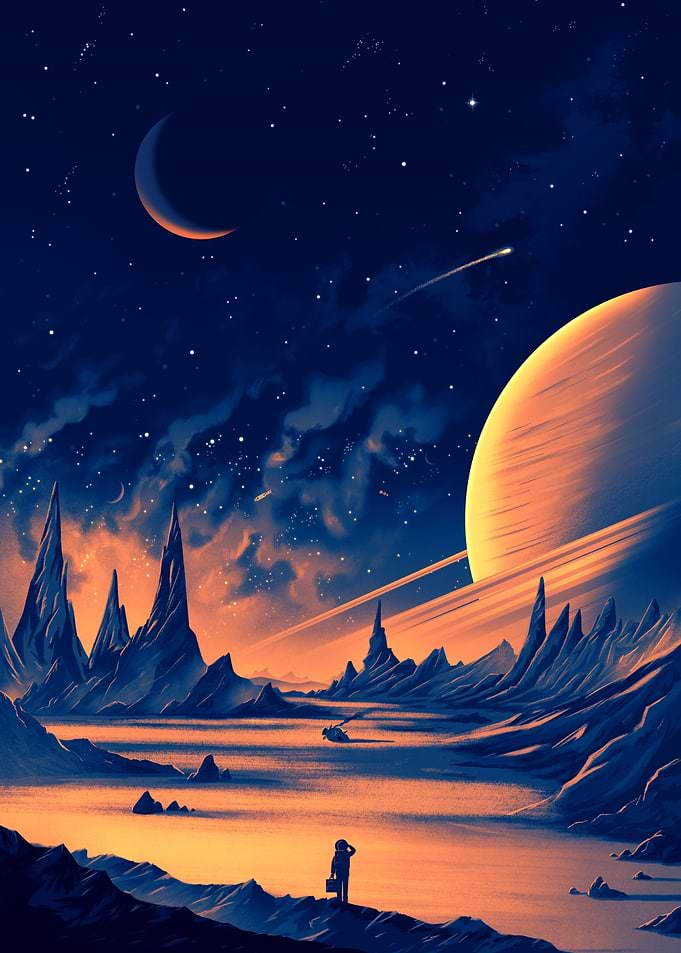 Astronaut on an Alien Planet
