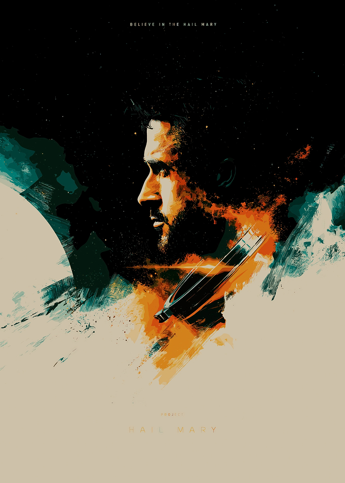 Project Hail Mary Movie Poster Art