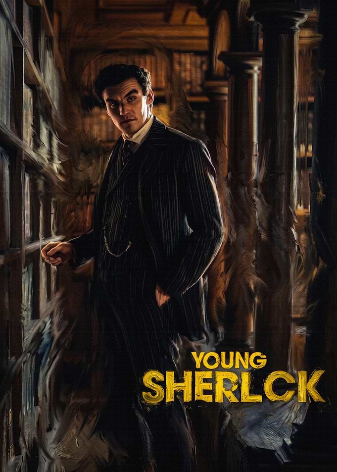 Young Sherlock Library Poster