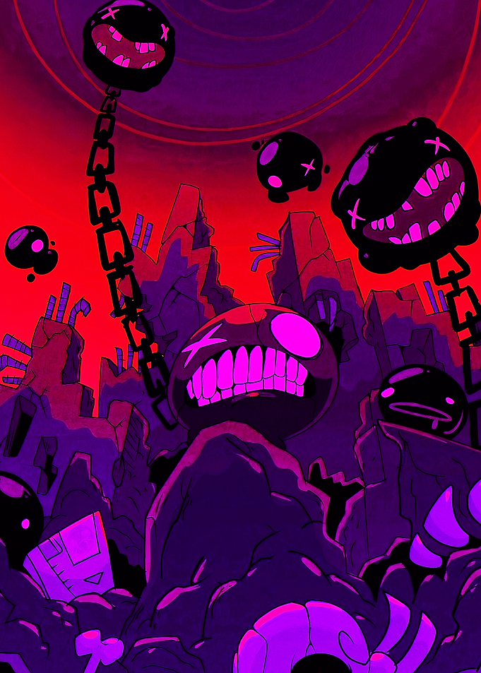 Whitty and Bomb Creatures in Ruins