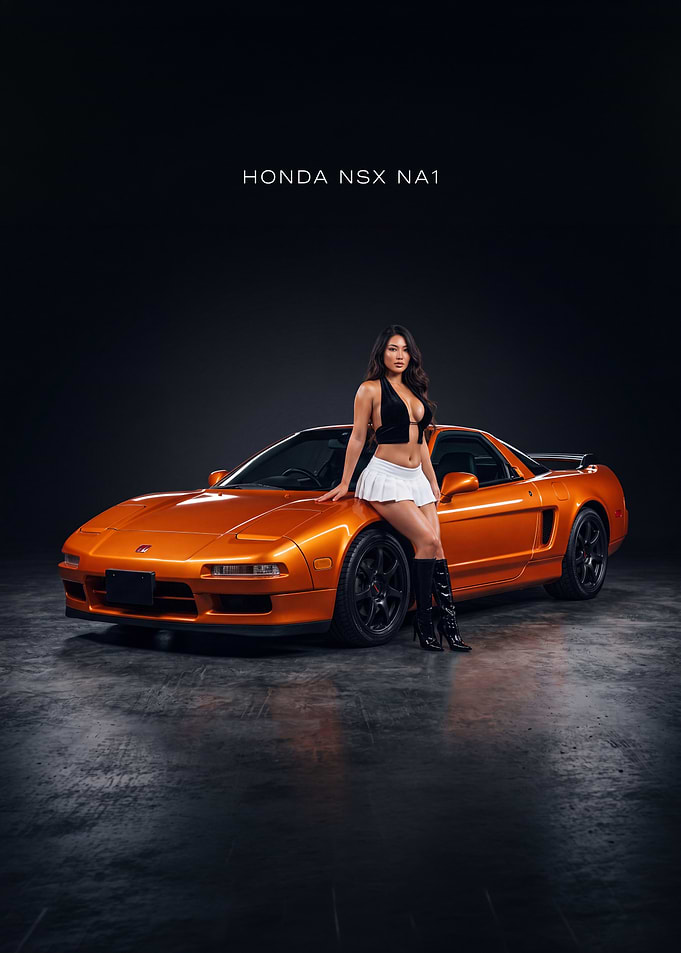 Honda NSX NA1 Car Poster