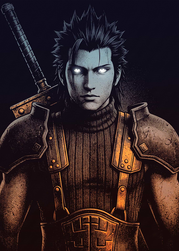 Zack Fair Final Fantasy Portrait