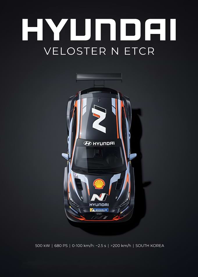 Hyundai Veloster N ETCR Racing Car