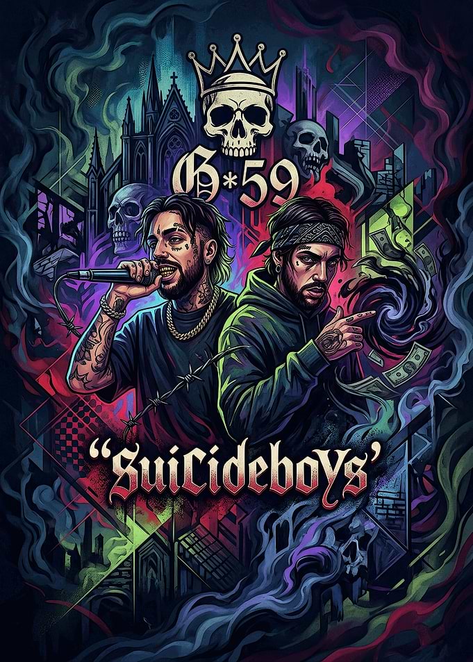 Suicideboys G*59 Rap Music Poster