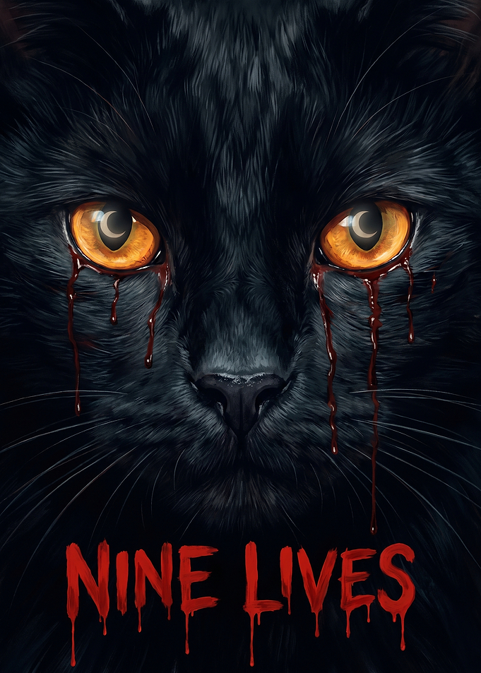 Nine Lives Black Cat Horror Poster