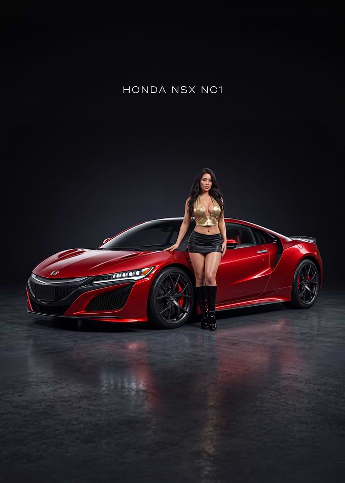 Honda NSX NC1 Car Poster