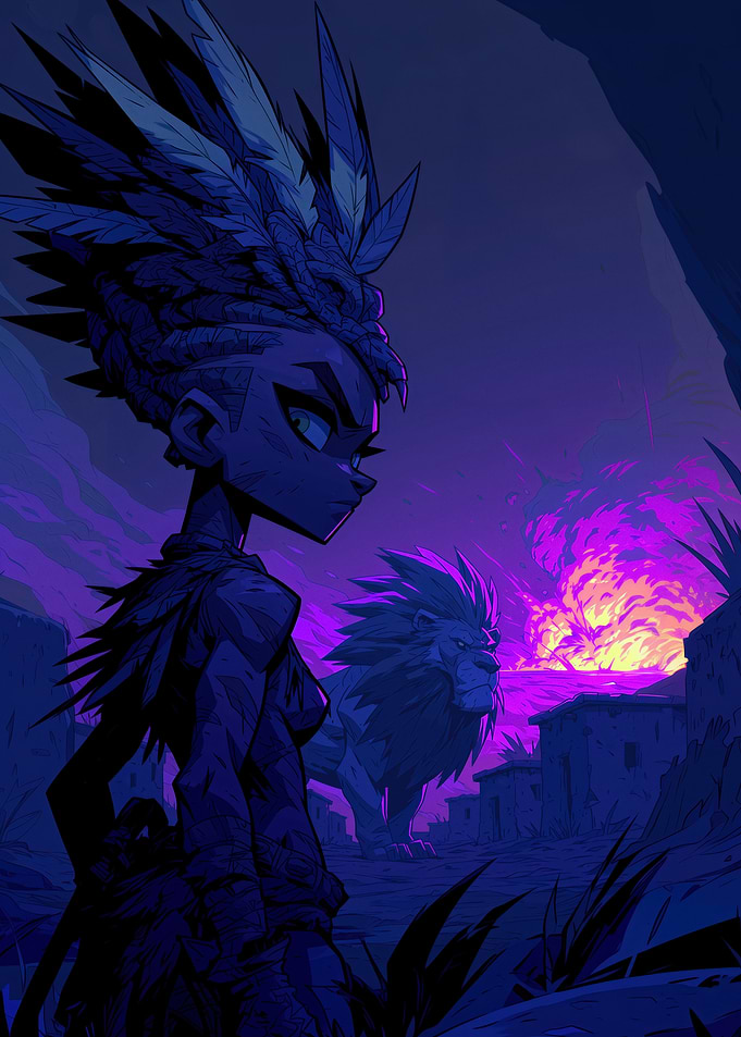 Primal Sentinels: Pride of the Horizon (Lion)