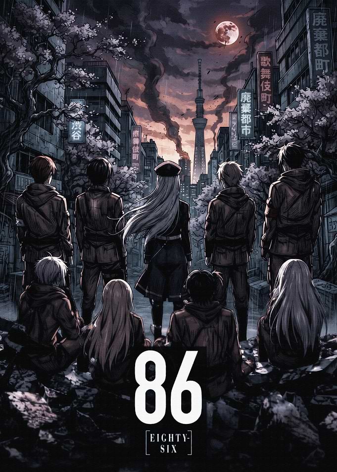 86 Eighty-Six Anime Poster