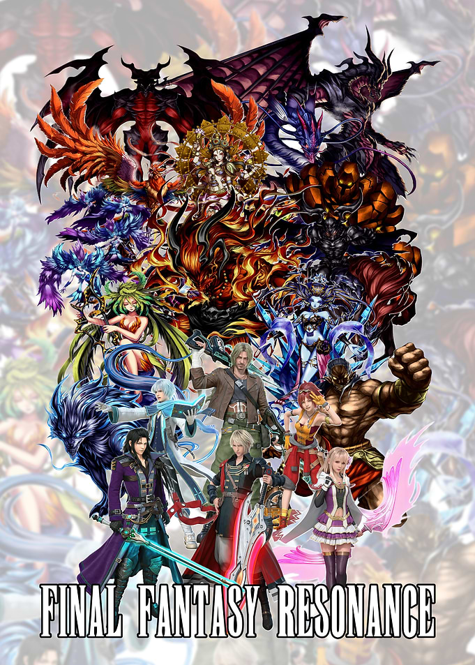 Final Fantasy Resonance Character Collage