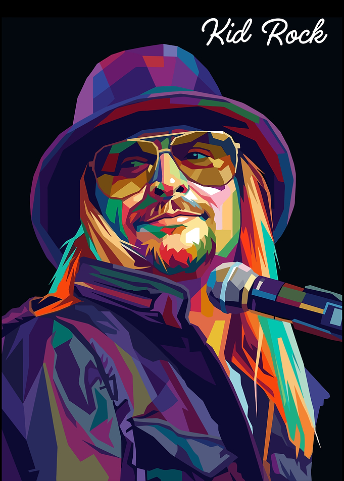 Kid Rock Pop Art Portrait