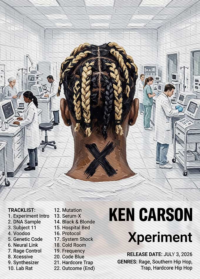 Ken Carson Xperiment Album Cover Art