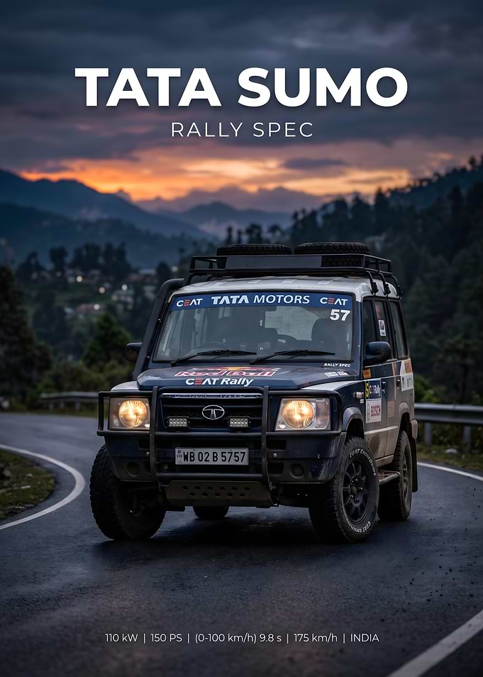 Tata Sumo Rally Spec Car