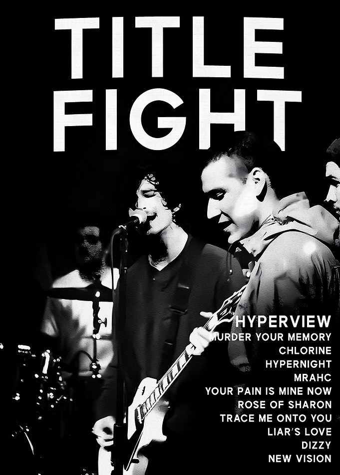 Title Fight Hyperview Band Poster