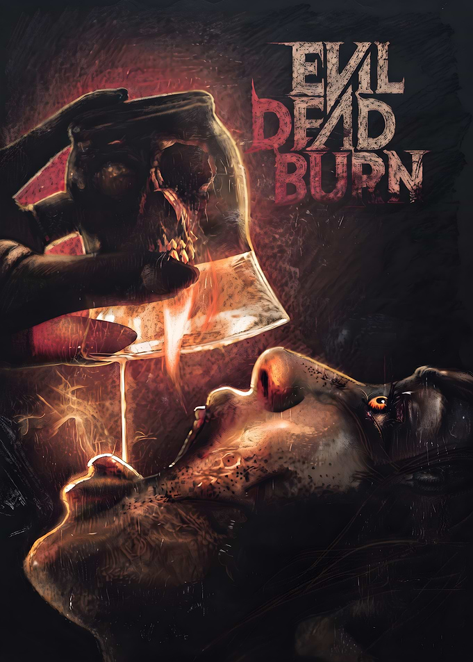Evil Dead Burn Horror Poster