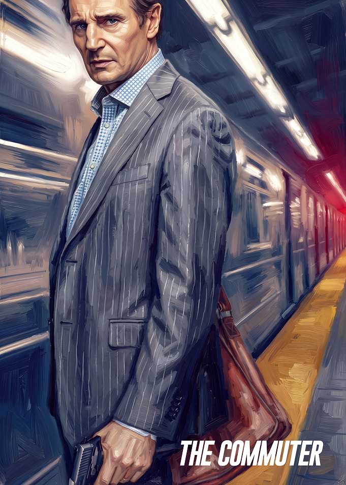 The Commuter Liam Neeson Movie Poster
