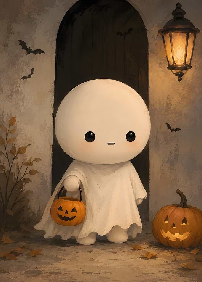 Cute lunio Trick-or-Treater
